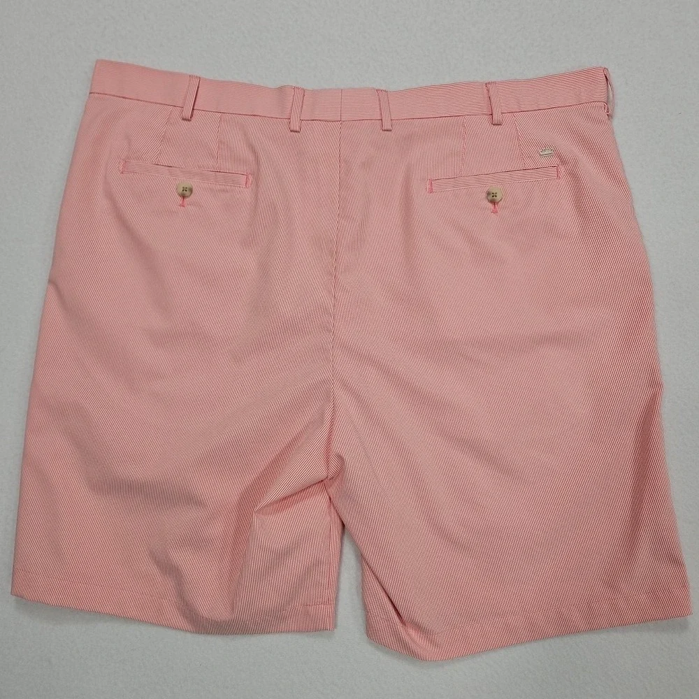 Peter Millar Wicking Golf Shorts Mens 42 Pink White 9